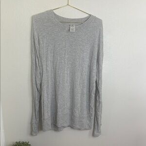 Gray Long Sleeve Women's Top